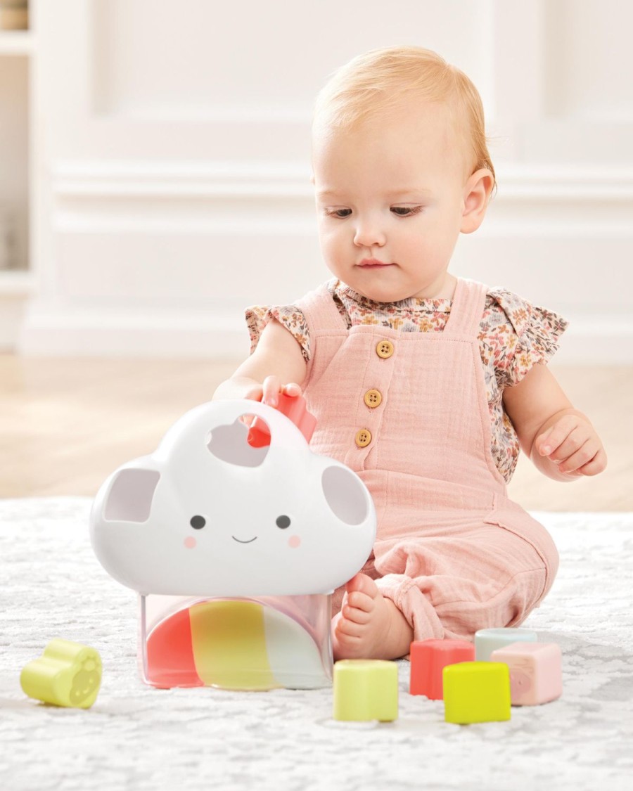 Speeltijd En Speelgoed Skip Hop | Zilveren Voering Cloud Feelings Shape Sorter Babyspeelgoed