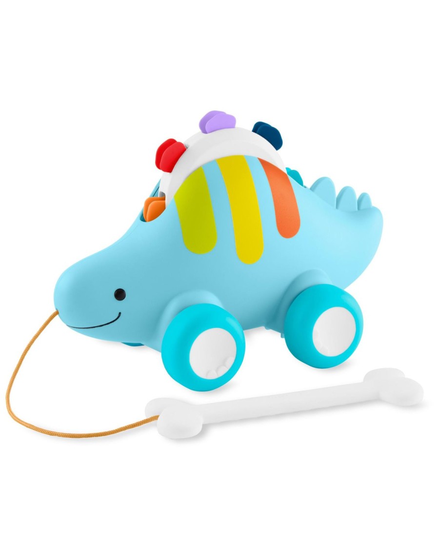 Speeltijd En Speelgoed Skip Hop | Explore & More Dinosaurus 3-In-1 Muzikaal Trekspeelgoed Voor Baby'S