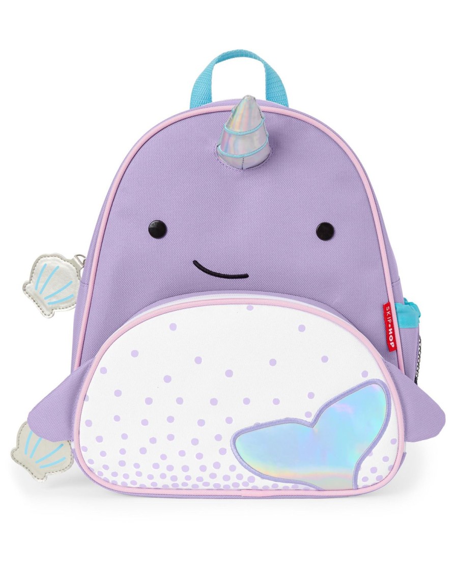 Kindertassen Skip Hop | 2-Delige Narwhal-Rugzak En Bento-Lunchboxset Voor Kleine Kinderen