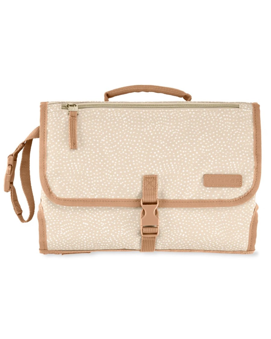 Baby Spullen Skip Hop | Pronto Signature Luierstation - Beige Swirl Dot